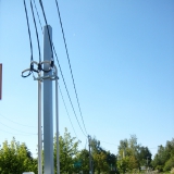 Одинцовский район. Подключение к трехфазной сети. Трубостойка