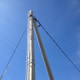 Мытищинский район. 15 квт. Установка счетчика на столбе.