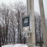 Мытищинский район. Подключение 15 квт на участок.Вводной щит на столбе.