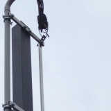 Установка трубостойки в городе Высоковск Клинский район Московской области. Технологическое присоединение участка к электросетям