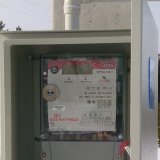 Установка счетчика Матрица на столбе в поселке Гидроузел Можайский район.