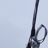 Трубостойка в поселке ВНИИССОК Одинцовский район. Подключение вводного щита на трубостойке.