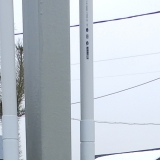 Трубостойка в деревни Кострово Истринский район. Подключение вводного щита на трубостойке.