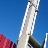 Трубостойка. Установка в деревне Барвиха и в поселке Барвиха Одинцовский район.