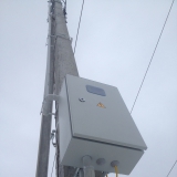 Электричество в деревянном доме. Проводили электричество в поселке Хлебниково.