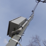 Трубостойка для щита ВРУ. Устанавливали в деревне Бирлово Дмитровского района