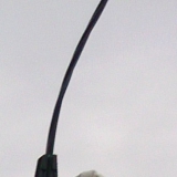 Стойка металлическая для воздушной линии. Установка в деревне Карпово Солнечногорского района