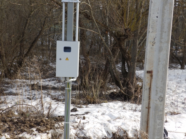 Трубостойка в деревне Грязь Одинцовский район