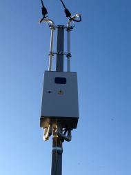 Установка трубостойки в Можайском районе.