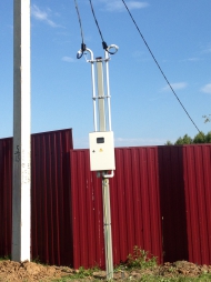 Трубостойка для ввода электричества Клинский район