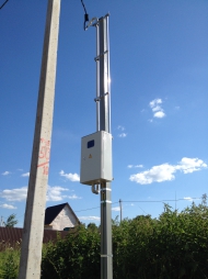 Установка трубостойки в Одинцовском районе.