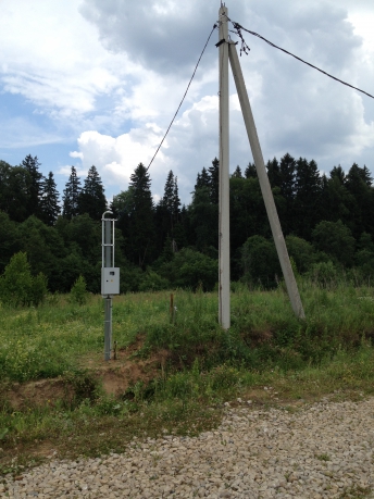 Кострово Истринский район. Электричество подключаем к домам.
