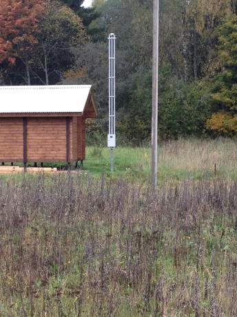 Истра Истринский район. Установка высокой трубостойки.