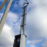 Сельское поселение Якотское. Монтировали высокую трубостойку