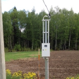 Сельское поселение Синьковское. Электромонтаж трубостоек на полях.