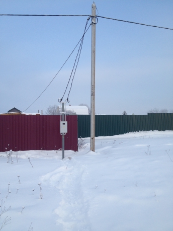 Пешки Солнечногорский район. Электричество на участке без построек.