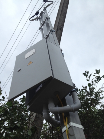 Менделеево Солнечногорский район. Профессионально установленная трубостойка