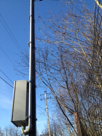 Андреевка Солнечногорский район. Выполнили технические условия по установки щита учета.