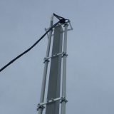 Высокая трубостойка 8 метров. Монтировали в Дмитровском районе 2019г.