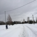 Наши электрики монтируют высокую трубостойку 2019г.