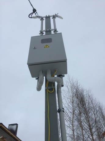 Трубостойка Клинский район. Март 2019 г.