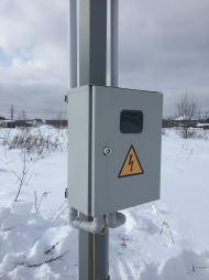 Установка трубостойки посёлок Глебовский.