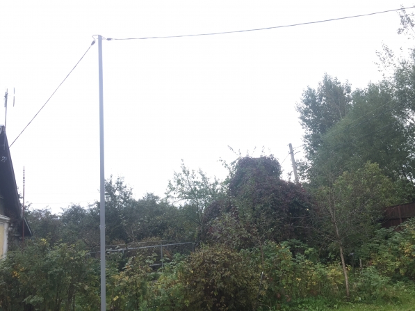 Трубостойка 7м для воздушного ввода от столба до дома